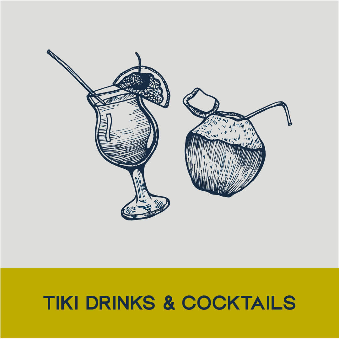 Tiki Drinks & Cocktails